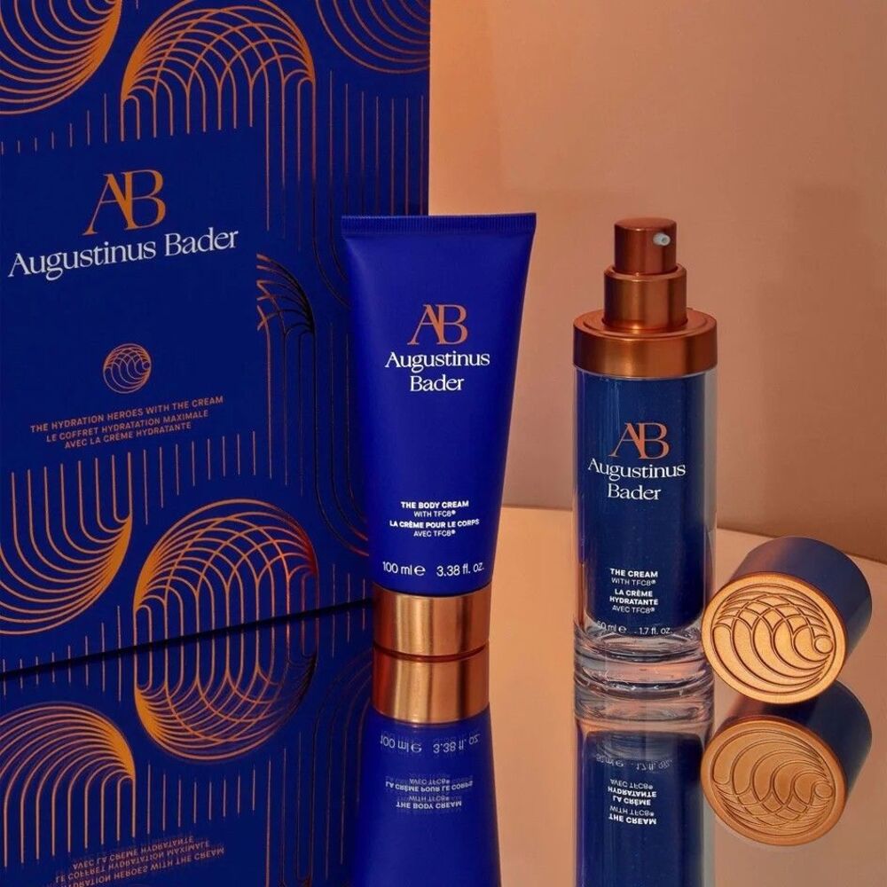 Augustinus Bader Hydration Heroes Set The Cream 50ml + Body Cream 100ml NIB 2pc